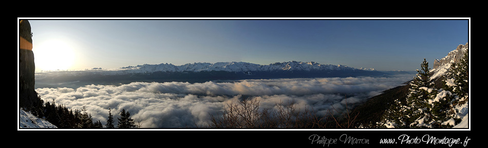 Chaîne de Belledonne depuis l\'Aulp du Seuil